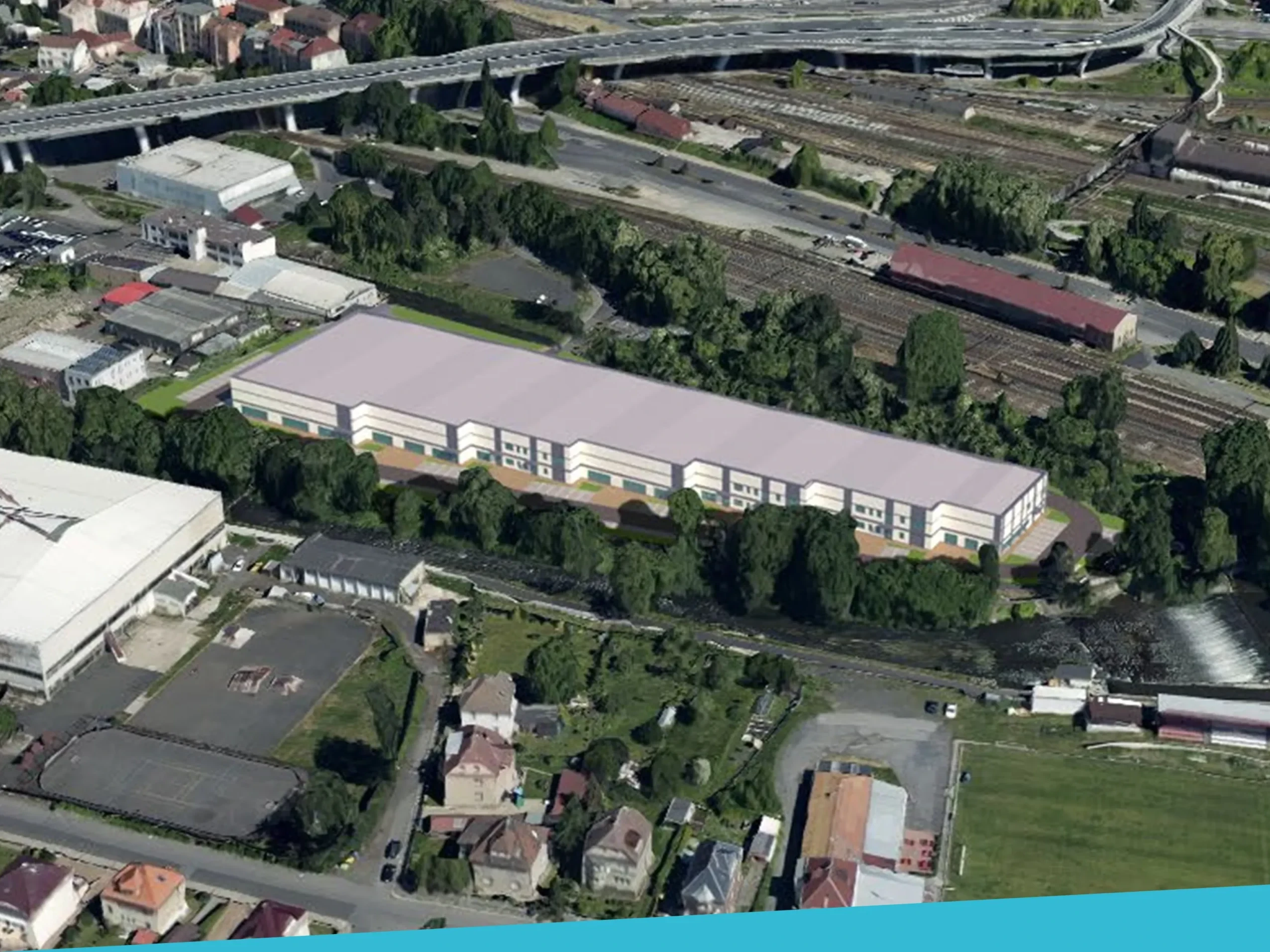 Urbaleon, vizualizace Děč&iacute;n Business Park